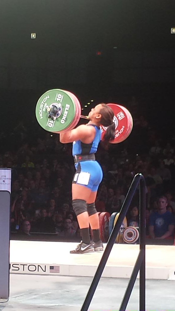 juliantvreport's tweet photo. USA Jenny Arthur setting records here at World Weightlifting Championships. Just awesome @beINSPORTSUSA #iwfhouston https://t.co/7UaRviWIMZ