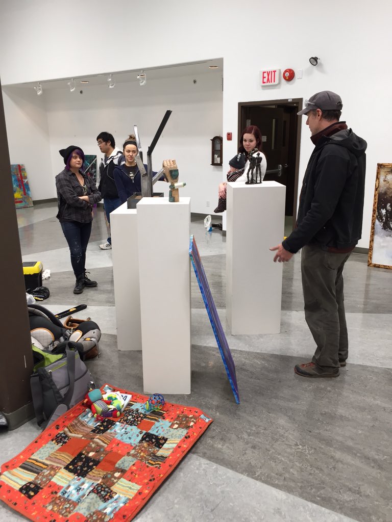 CraigGrenier's tweet photo. @MarnBlair @RDCVisualArt set up time at the welikoklad https://t.co/Z0cy6B8dlf