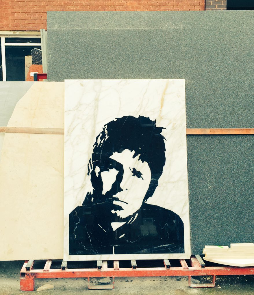 Ssidewaterjet's tweet photo. #NoelGallagher #Oasis #London #hugefans #waterjet #marble #nerosupremo #design #art #waterjetcut @NoelGallagher https://t.co/OlZhuOtmnL