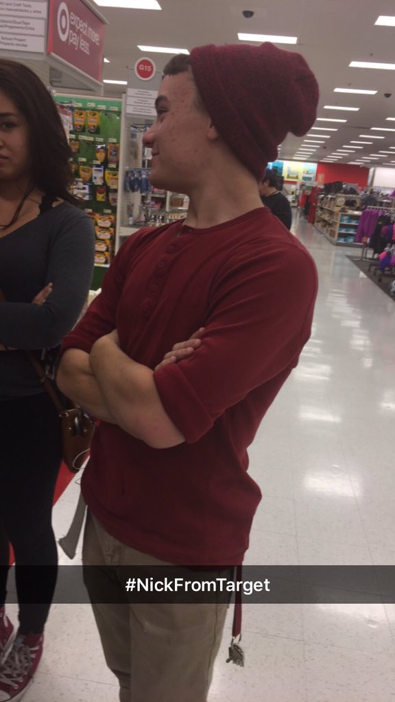 moshed_potatoez's tweet photo. #NickFromTarget https://t.co/DE8seGWTsA