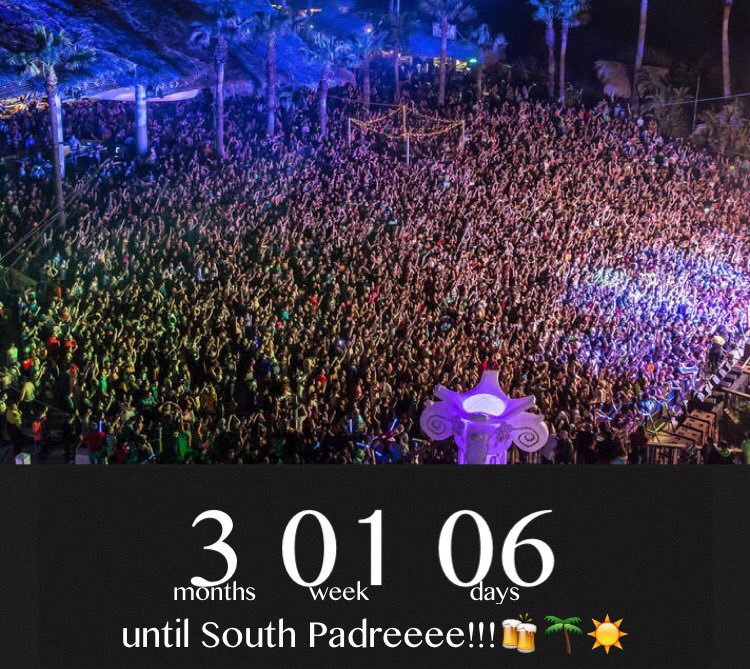 KimmieMachuga's tweet photo. The countdown is reeaaalll. #springbreak #21stbirthdayweek https://t.co/Kvwc0kZtNO
