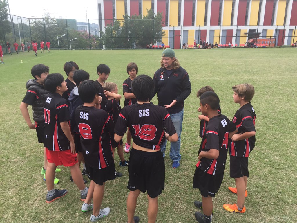 JenkinBarry's tweet photo. Celebrations as SIS Boys TouchRugby claim 3rd in OT. @PhysEdDude @Liddy60 #sisrocks #geckosrock SDRC @ AISG https://t.co/aiQPySEa4F