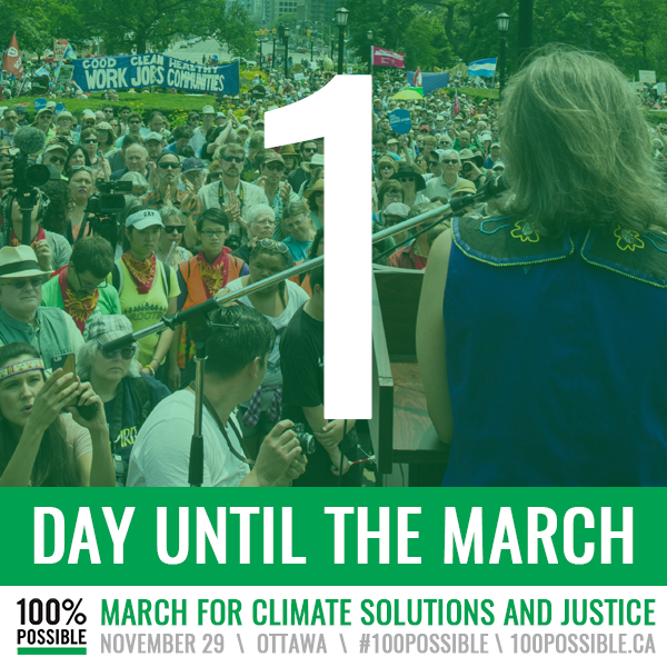 TarSandsSolns's tweet photo. TOMORROW, thousands will march in Ottawa for a 100% #renewable Canada: https://t.co/VAJWP9Tqr4 https://t.co/cO42Vjgyiq