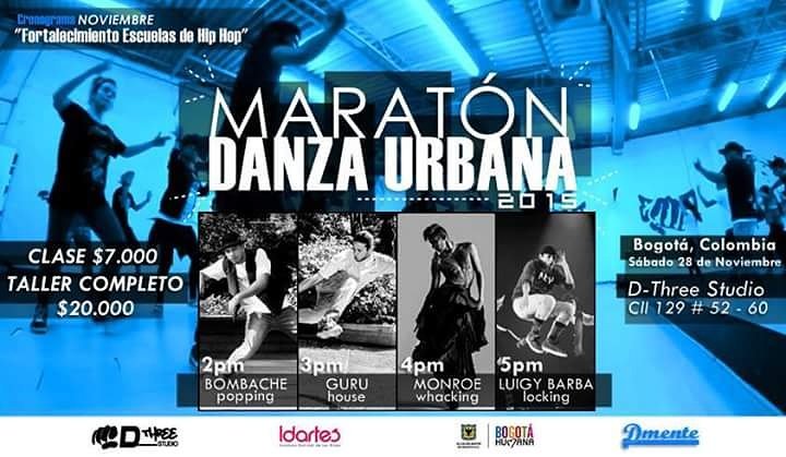 QueSiLuis_'s tweet photo. ¡Atención Bogotá! 
Mañana a partir de las 2pm en @D3_Studio #MaratónDanzaUrbana apoya @idartes https://t.co/upvvDfQ8un