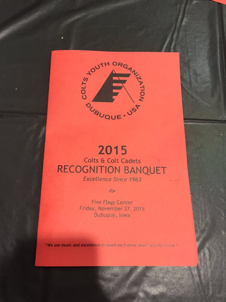 dcicolts's tweet photo. 2015 Banquet celebrating the past season. Our 2016 chapter begins at 8:30 tonight! #colts16 #whycolts #youbelonghere https://t.co/iFlXvPCNRJ