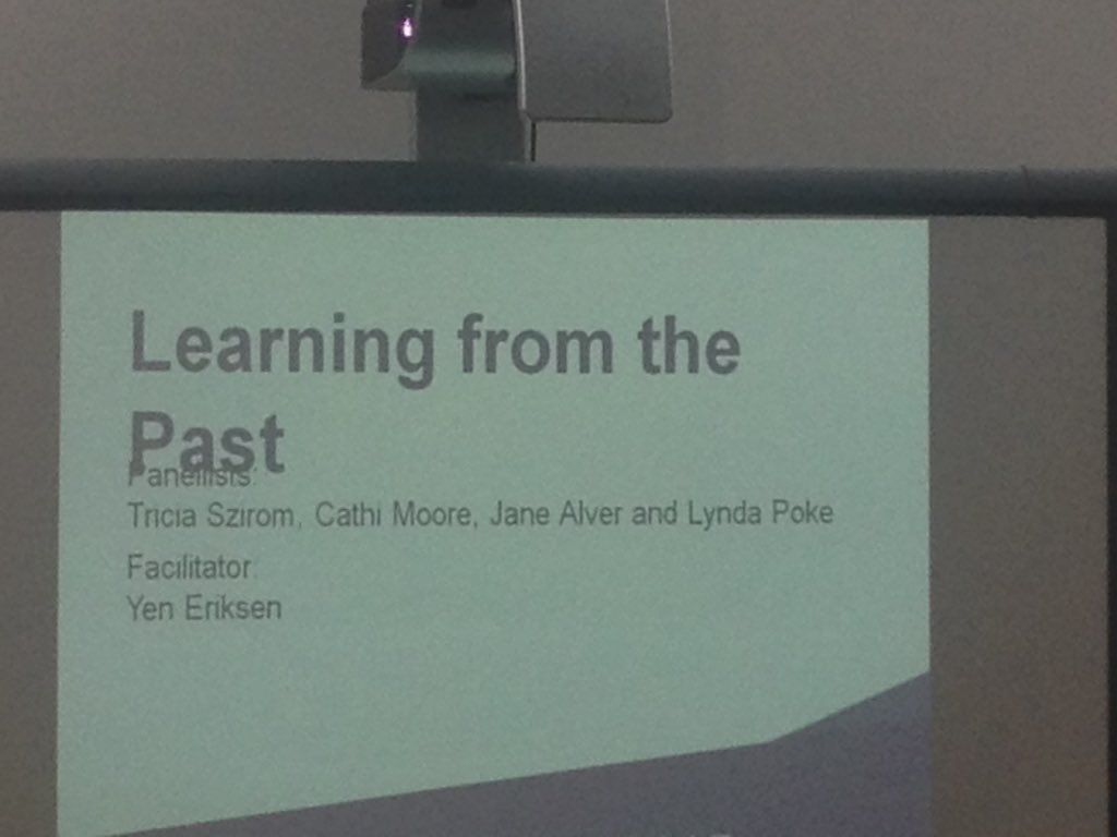#YWCAcon15 #BrainsTrust hearing from life members on lessons from the past.