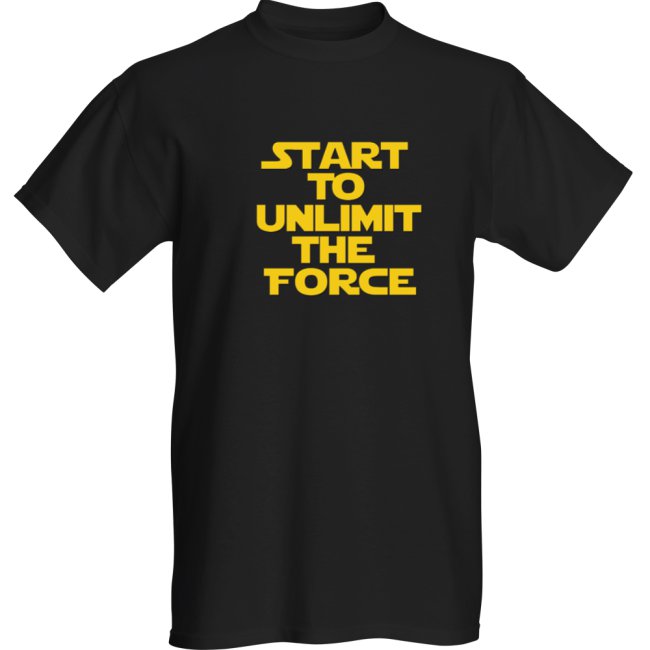 UnlimitMore's tweet photo. You could win this #StarWars  style  #UnlimitTheForce shirt by following us. RT and spread the word. https://t.co/nzn7kjDc1a
