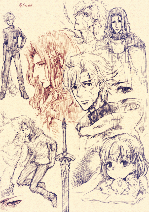 ペンの描き味でモチベーションが劇的に上下するので、有名な鉛筆orシャーペンぽい設定が全然お手本通りの描き味にならないよ!と試行錯誤した(SAI)。結局高解像度&自力で不透明度をちょこちょこ変えるのがいいっぽい。 