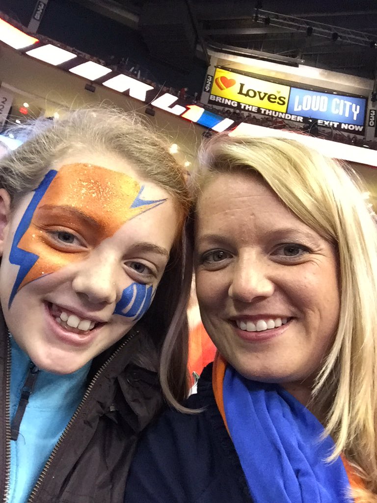 Thundering Up with my girl! #GetUpGetLoud