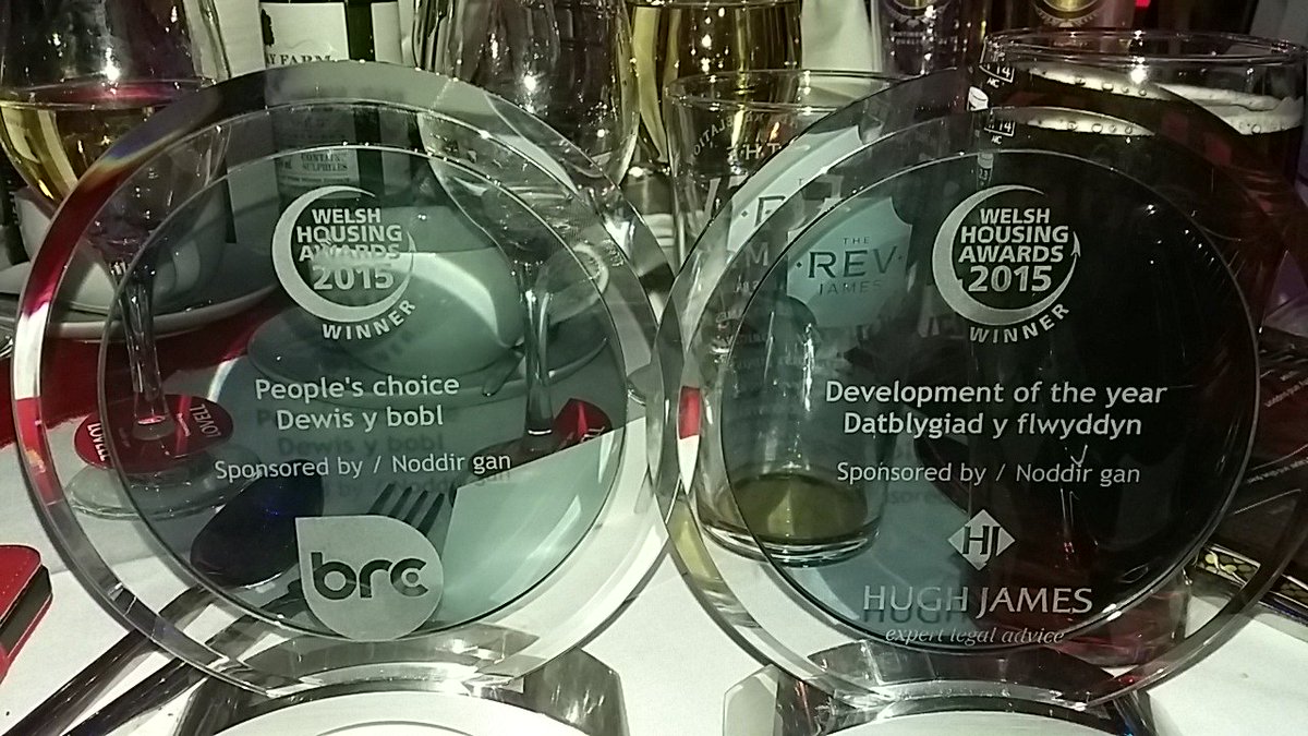 GiantVeg's tweet photo. @Lovell_UK @CIHCymru @UnitedWelsh well deserved .... not one but two awards #amazing #wha15 https://t.co/EvwkisM64M