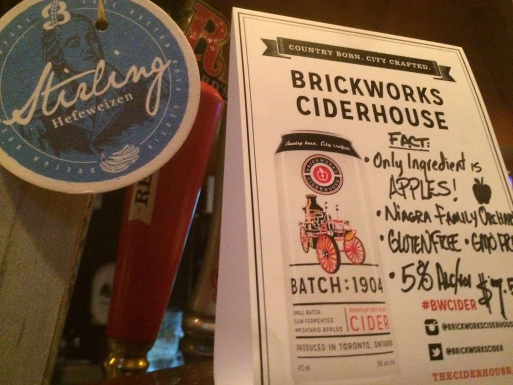 Even all the way out here in Cape Breton you can still find a taste of #Niagara. <a href="/BrickWorksCider/">Brickworks Ciderhouse</a> represented!