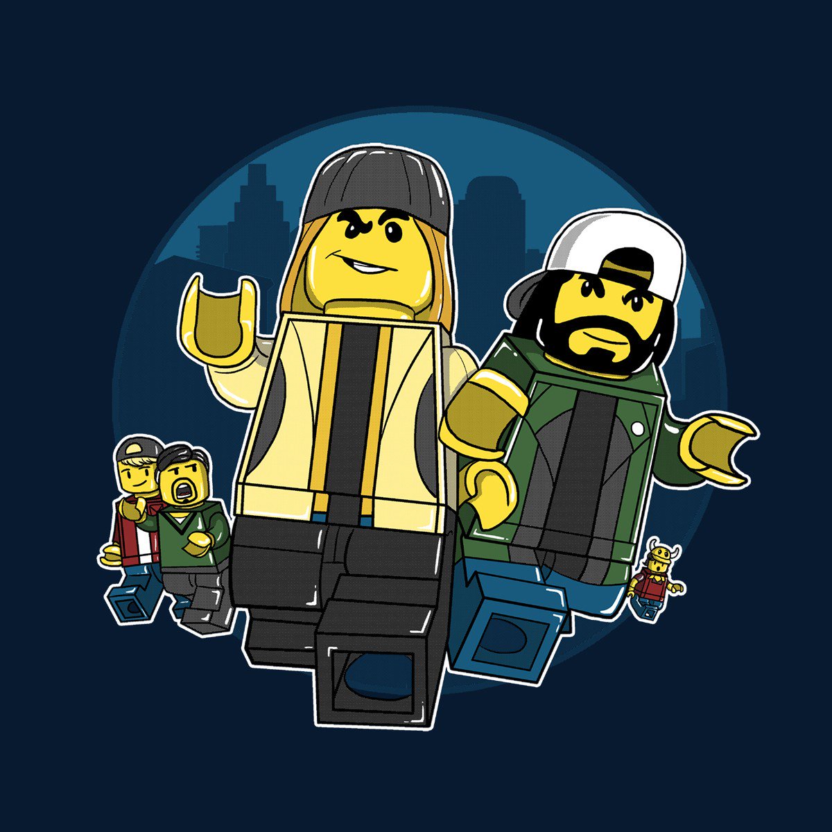 shirtradical's tweet photo. #JayAndSilentBob x #Lego mashup = Everything Is Snoogans

get shirt + free book https://t.co/MRxefThda5 for $10 https://t.co/Eu9gRV8mV7