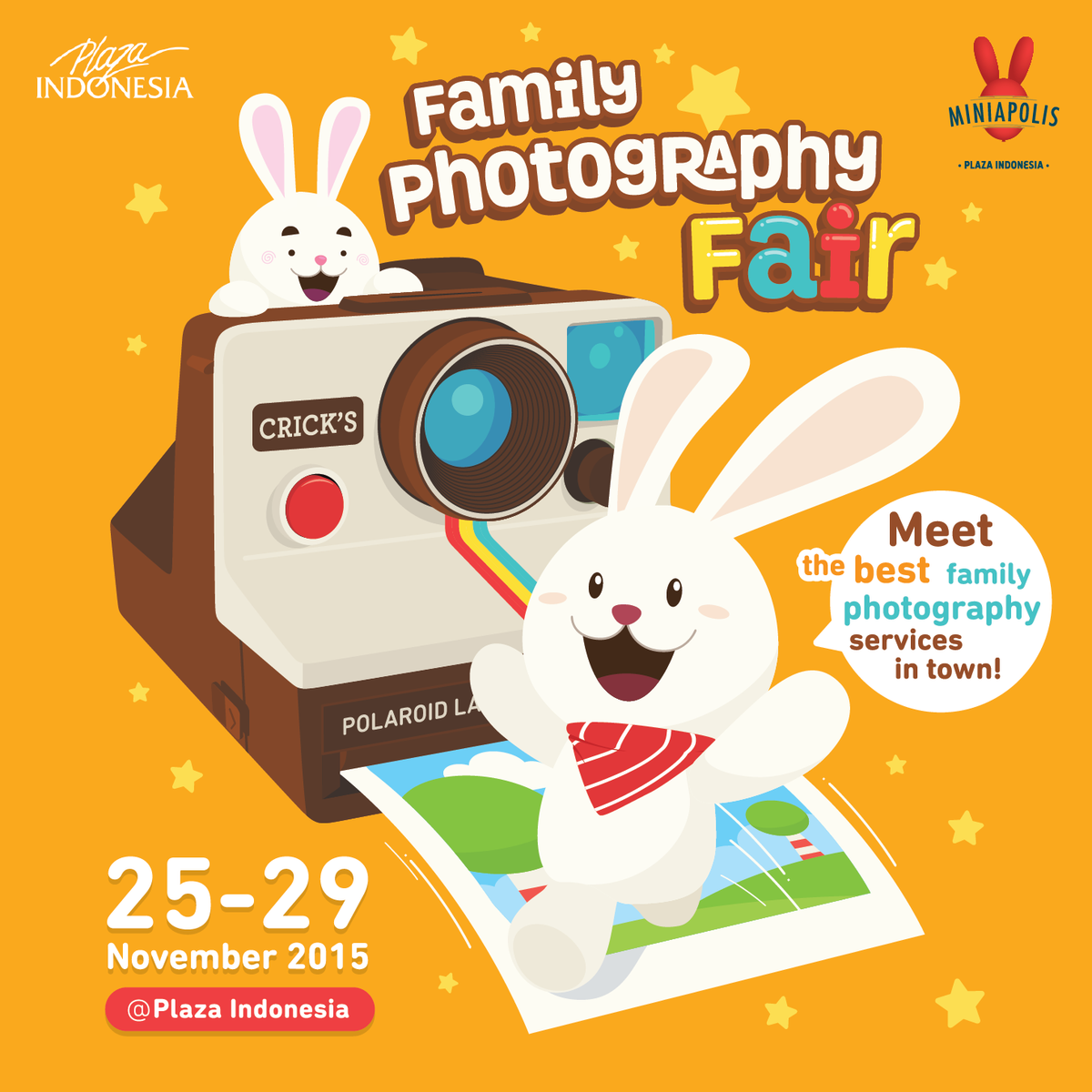 Miniapolis_Indo's tweet photo. Hari terakhir Family Photography Fair di Miniapolis Playground, Plaza Indonesia. https://t.co/TDMMulfLak