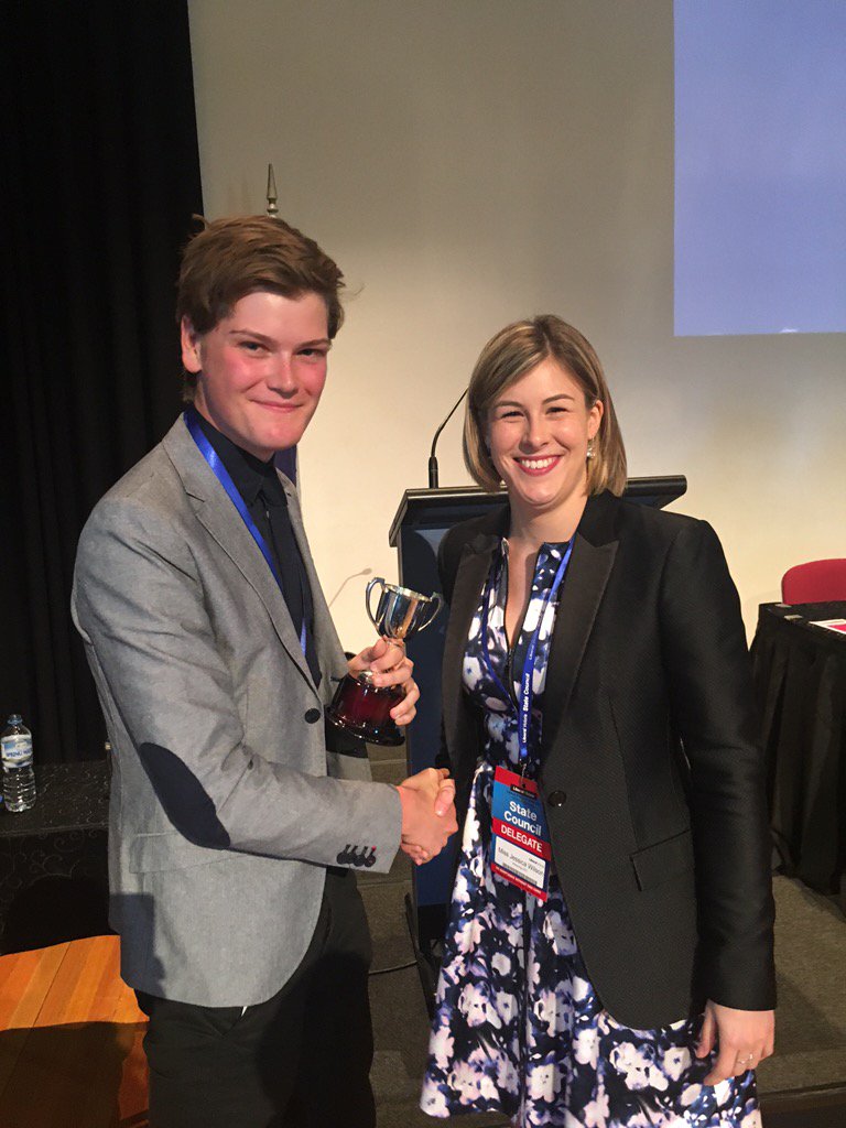 VicYoungLibs's tweet photo. Congratulations to Riley Dye the winner of the Young Liberal public speaking competition #SC160 https://t.co/whUQWR0GO4
