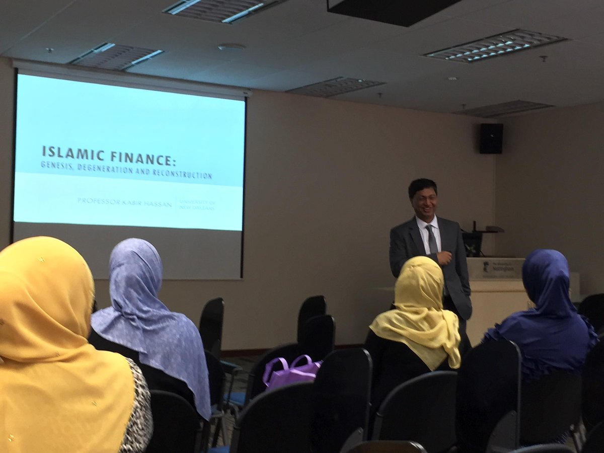 nafisalam's tweet photo. @CIBFR_UNMC distinguished lecture series by Prof. Kabir on #Islamicfinance at @UoNMalaysia #kltc. @UniofNottingham https://t.co/AR2XGjhJgo