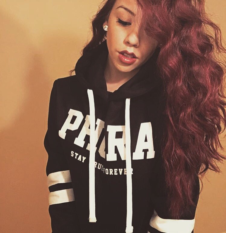 phora red rose hoodie
