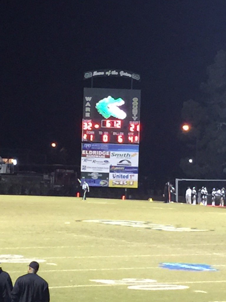MrsKGarner's tweet image. #Drew at #WareCounty #GPBSports Let's Go Gators beat Drew gpb.org/node/129328