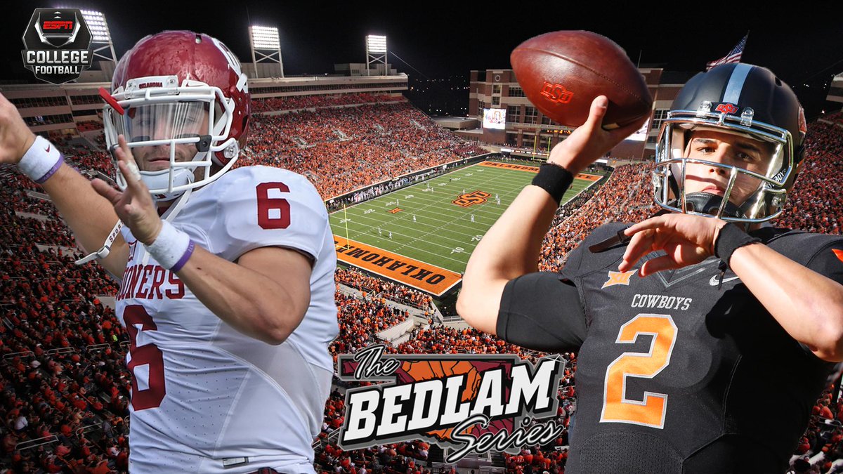 The winner of this tomorrow wins the Big 12. It's on.
