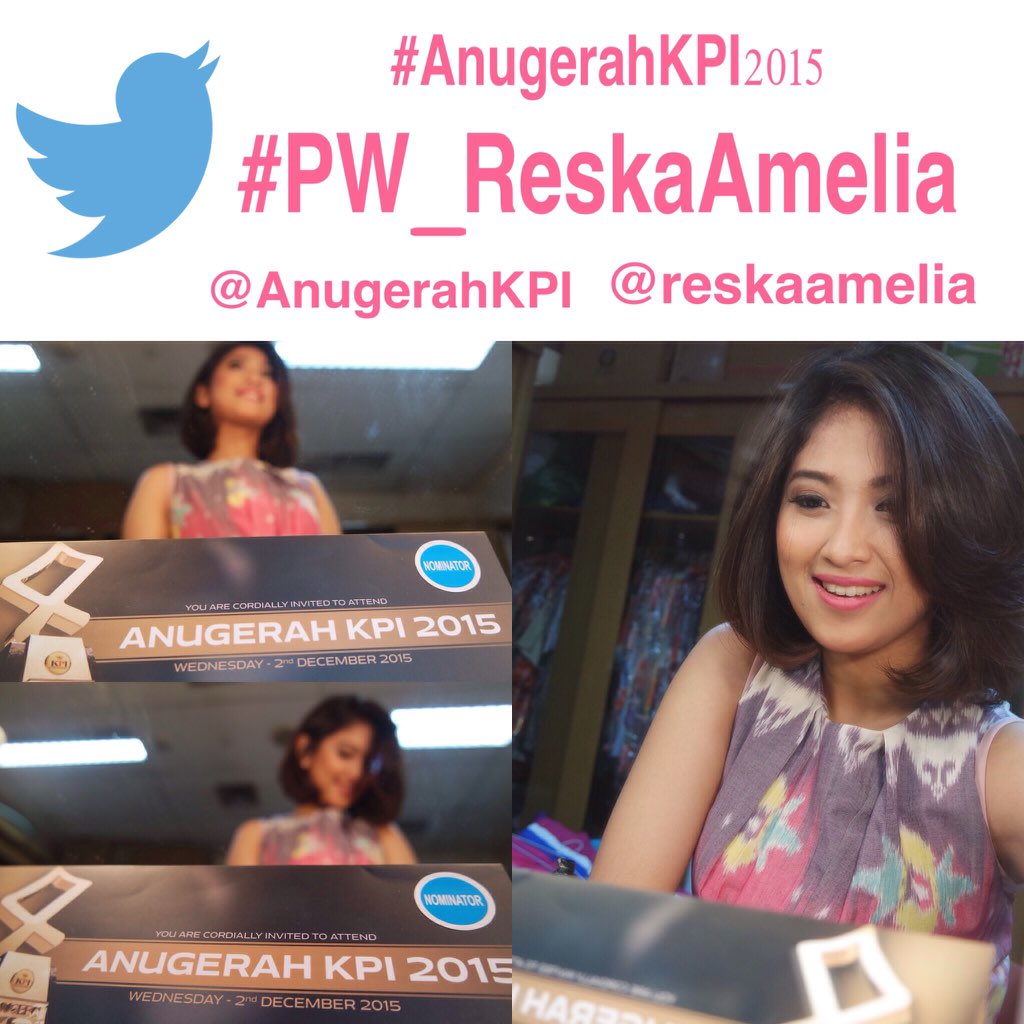 Happy weekend! Yang belum vote, masih ditunggu loh...
#AnugerahKPI2015 #PW_ReskaAmelia <a href="/AnugerahKPI/">Anugerah KPI</a>