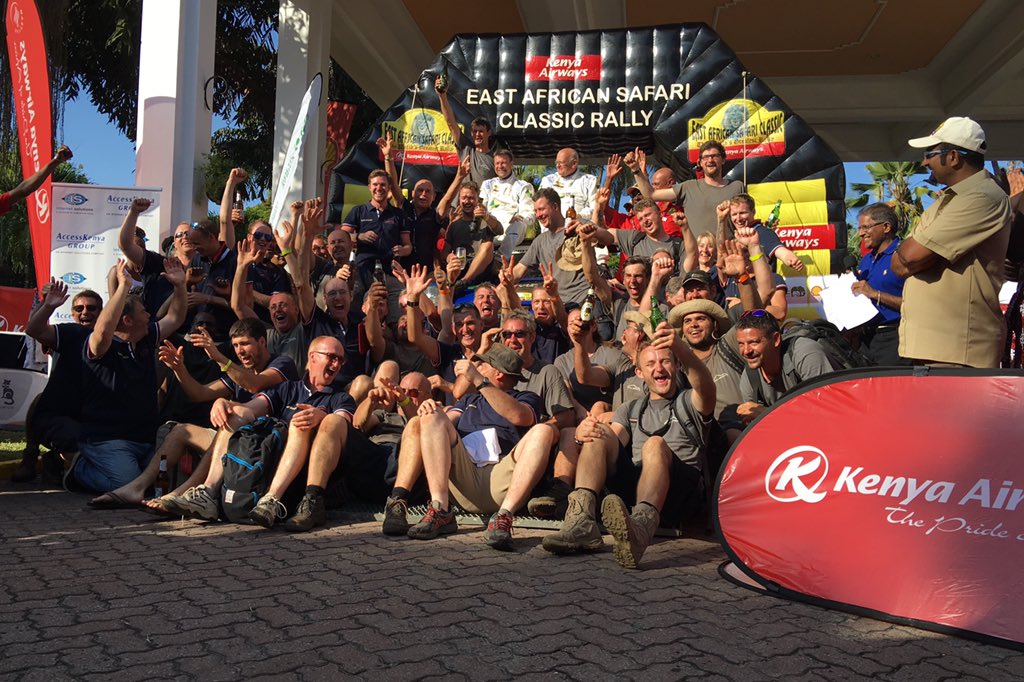 Tuthill_UK's tweet photo. Team photo on the winners' rostrum yesterday with Race4Health drivers Blomqvist &amp; Prevot. A great day!#EASC15 https://t.co/v1i4kn0oPI