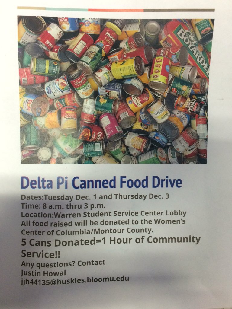 DeltaPiBU's tweet image. Come and help a good cause Dec. 1 and 3 from 8 am to 3 pm in the student service center lobby!