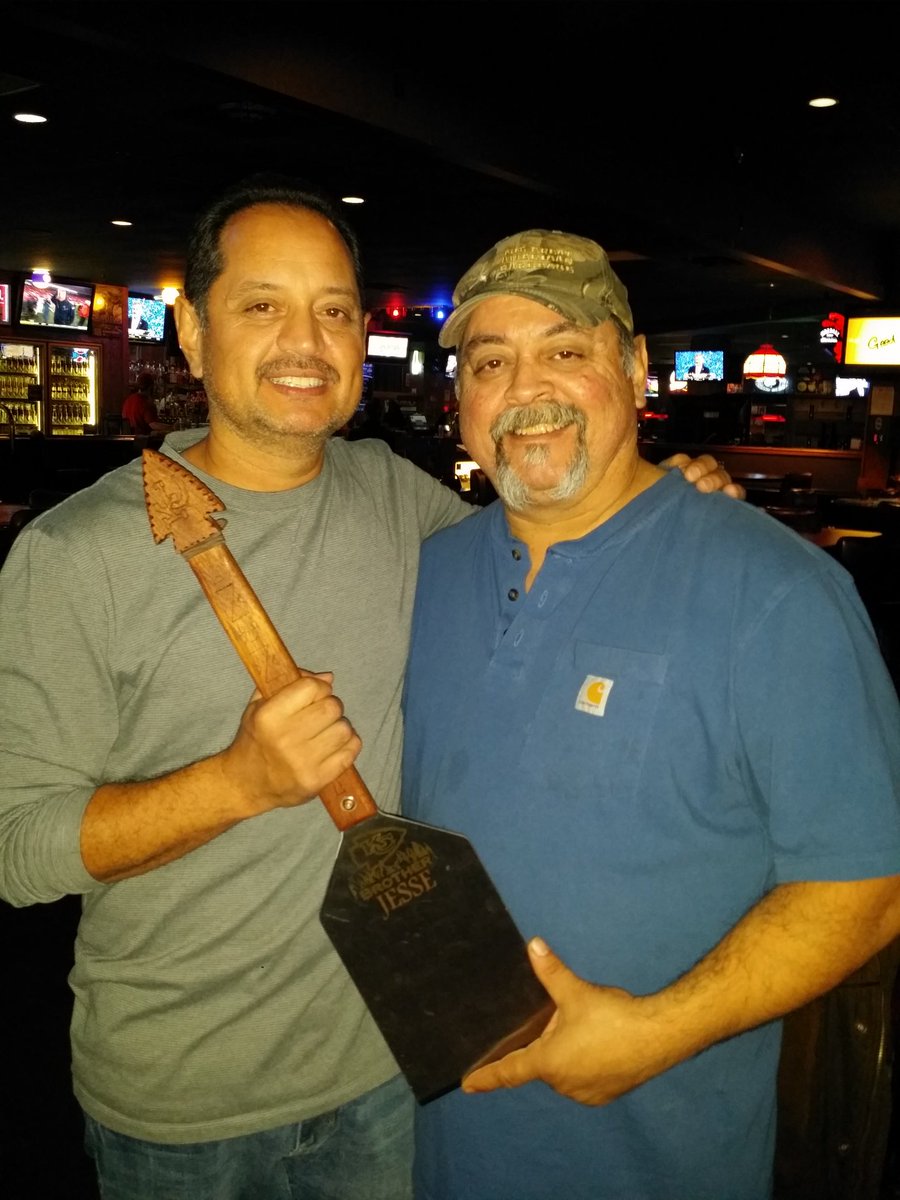 slabbadabba's tweet photo. #bbqbuttula @slabbadabba Making my little brother smile. Priceless. Custom hand carved birthday gift. 1 of kind. https://t.co/sfG1pgL6QJ