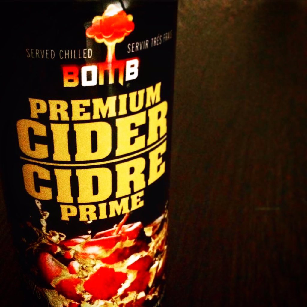 BombBrewing's tweet photo. The perfect Friday beverage — made locally with 100% #Canadian Apples. #SupportLocal https://t.co/YCXnkcma5j