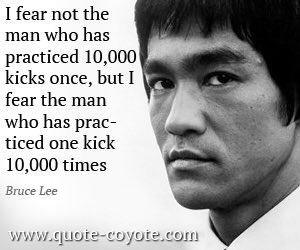Happy birthday Bruce Lee. Thank you for all your teachings and wisdom to us martial artists. 