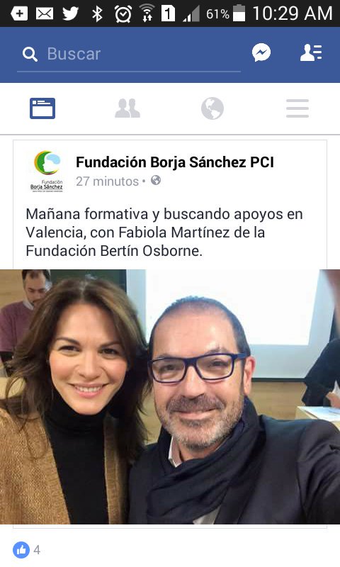 Hoy nuestro presidente, <a href="/TonoSanchez1/">Tono Sánchez</a> està en Valencia con la Fundación Bertín Osborne, aquí con Fabiola Martínez