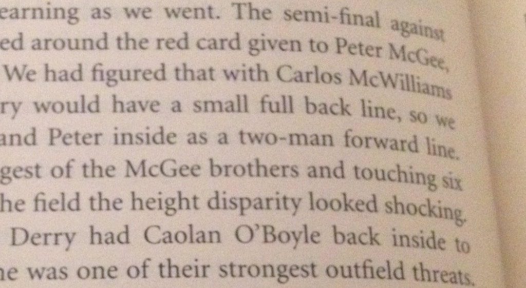 malmcmullan's tweet photo. A terrific read but Jimmy's researchers didn't get full marks for spelling @CMW_6 @CaileanOBoyle #DM07 👀 https://t.co/7z1EPCMmQM