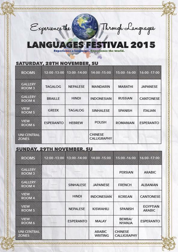 SheffieldSU's tweet photo. Today and tomorrow is the International Language Festival. There's LOADS going on so don't miss out #WorldWeek2015 https://t.co/ljEN7LTGkd
