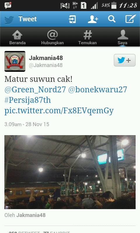 Tapi saya punya ini :) RT <a href="/Hooligan_NJ79/">#19PersitaraFans79</a>: ciee yang di sambut sama mas bonek :)