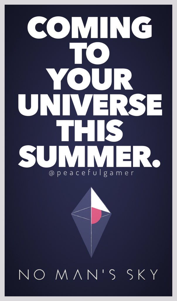 PeacefulGamer's tweet photo. Coming to Your Universe this Summer. #NoMansSky
@hellogames https://t.co/PPW4WNFaZq