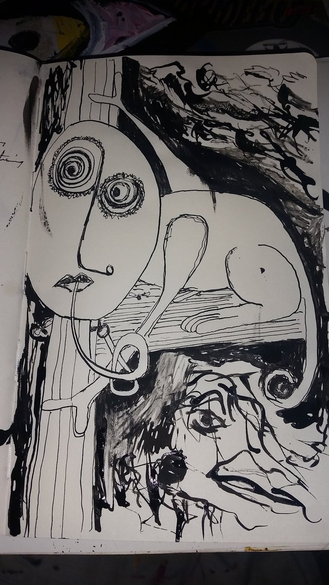 SvefnDuijs's tweet photo. #funwithink #art https://t.co/y3kkUWYyAc