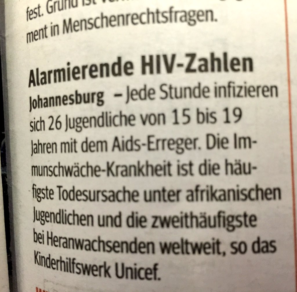 MTrautmann's tweet photo. AIDS: still an Issue. #WAD2015 #dotHIV https://t.co/l6Bg8gGWRq