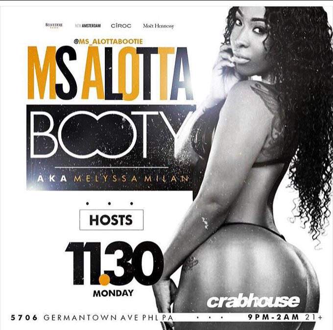 Philly I'm in the city, come hangout wit me this Monday night 11/30 at the Crabhouse #crabhousemondays<a href="/tag/crabhousemondays"class="tags"><span>#crabhousemondays</span></a>