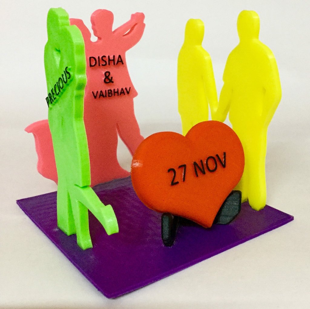 MorphedoIndia's tweet photo. From Selection to Creation. A brother's gift to his sister on her anniversary. #cocreation #3dprinting #ShapeMyIdea https://t.co/iLpOxilkP7