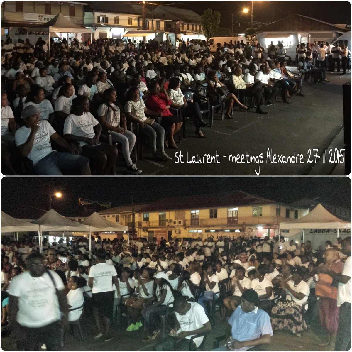 AUBINhadri's tweet image. - Meeting @GuyaneR 2 St Laurent, impressionnante mobilisation et ferveur autour 2 @RpheAlexandre et 2 ses colistiers
