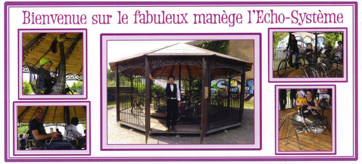 manegeechosys's tweet image. Bienvenue sur le fabuleux Manège l&apos;Echo-Système
Les parents pédalent, les enfants s&apos;amusent ...