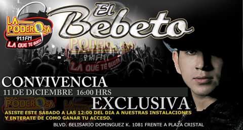 poderosachiapas's tweet photo. @El_Bebeto en convivencia exclusiva con La Poderosa Chiapas, gana tus accesos sintonizando el 91.1 Fm @betozirate https://t.co/hHkMvVVO5C