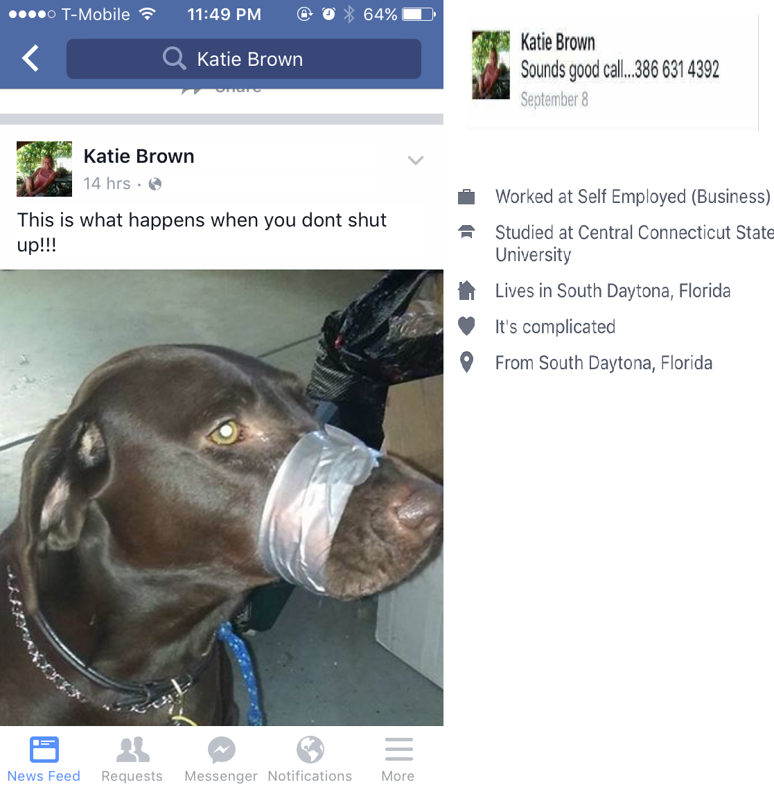 JonManrique's tweet photo. @peta @FoxNews @AnimalRightsCom @TheEllenShow @dbpdracetraffic
We need this girl arrested asap she admits doing this https://t.co/b2yiDeWm7n