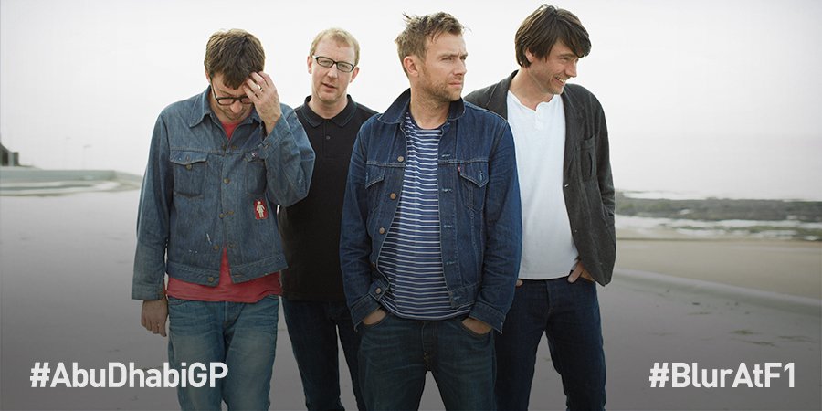 Huge fan of @BlurOfficial? RT to win exclusive access to their soundcheck at #AbuDhabiGP #BlurAtF1