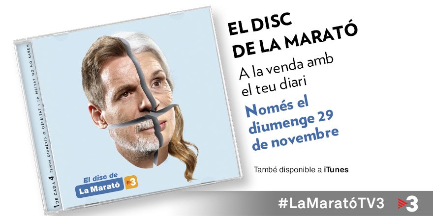 diariARA's tweet photo. Aquest cap de setmana emporta’t el disc de #LaMaratóTv3 amb l’ARA! https://t.co/0Y9qfhs9ER https://t.co/YOn4djevVq