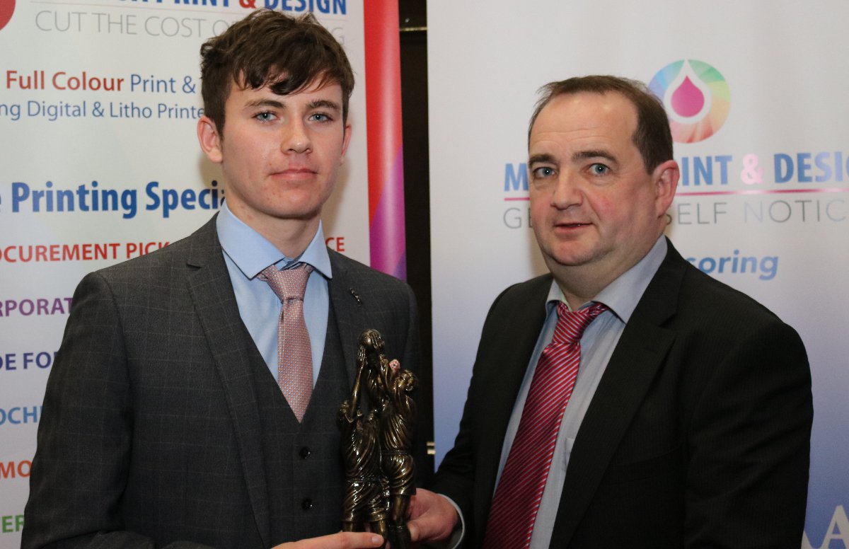 MidlandsSport's tweet photo. .@CLGLaois minor footballer of the year - Brian Byrne of @Graiguegaa https://t.co/DDvCh75h3k