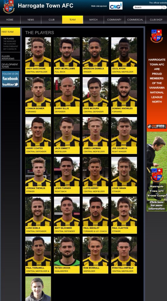 HarrogateCC's tweet photo. Good luck to @SimonWeaver15's @HarrogateTown who face @CurzonAshton #FACupTrophy 3pm #GetDownSupportYourTown https://t.co/cHvumWBgIT