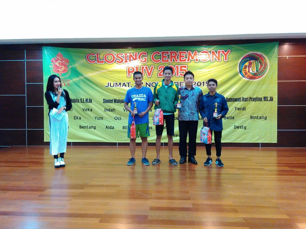 Selamat para pemenang PUV2015 :)