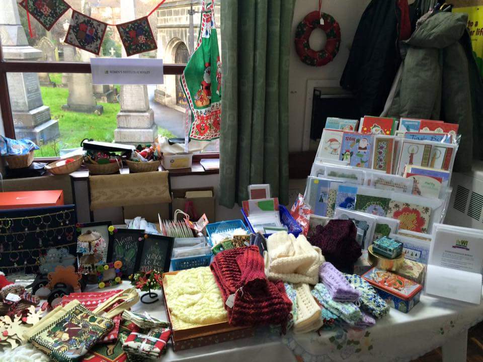 The craft stall is ready..visit us at Farsley Farmers Market this morning 9:00 - 12:30