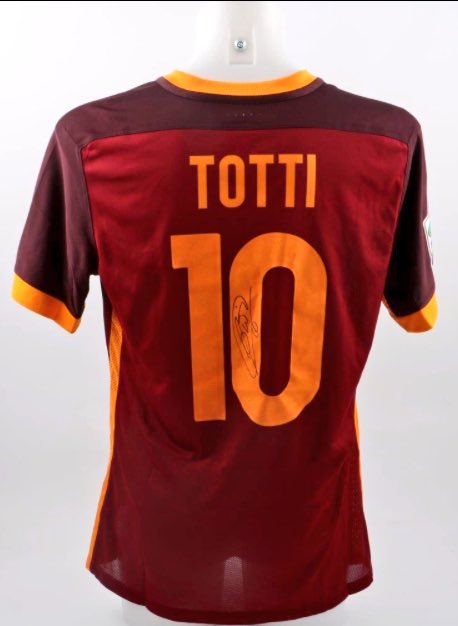 Natale? Regali con il❤️su <a href="/CharityStars/">CharityStars</a> la maglia di #FrancescoTotti può essere tua! #ASRoma goo.gl/N8fHys