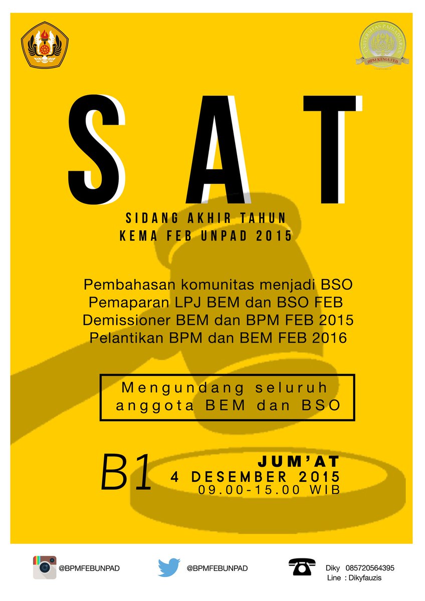 bpmfebunpad's tweet photo. Bagi kalian warga FEB yang berminat untuk hadir, silahkan hadir pada waktu dan tempat terlampir (kuota terbatas) https://t.co/x3QuKyzRGb
