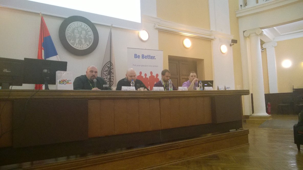 PlumMark's tweet photo. Panel diskusija na #NisBrend #jcinis @burek @ivancosic @Bildi13 @MakyStojanovic https://t.co/LuQIUHRBtE